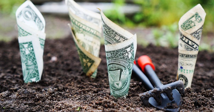 Illustration of pricing tags and dollar signs on digital products like ebooks and templates