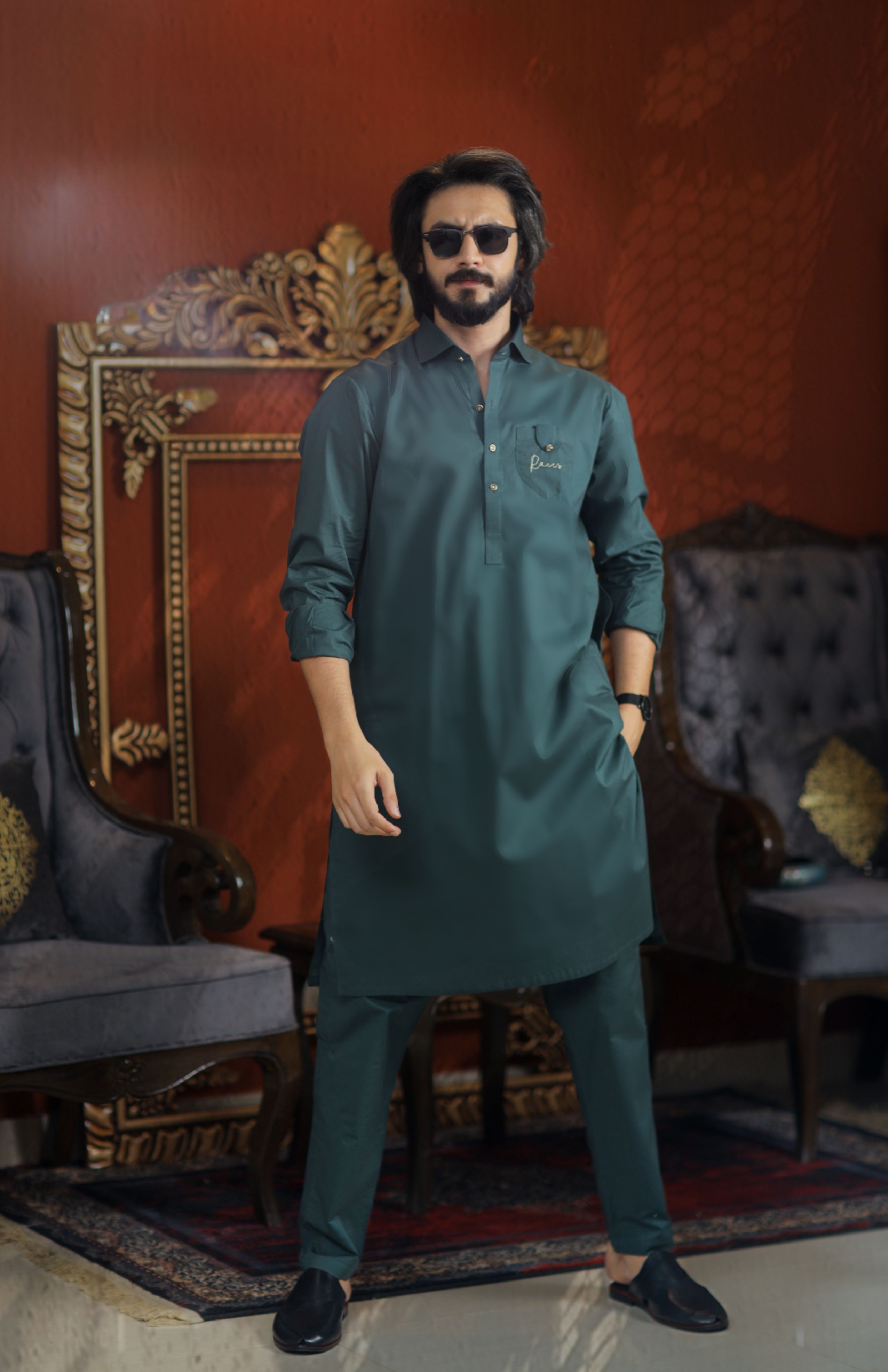 Raees Signature Kameez Trouser 