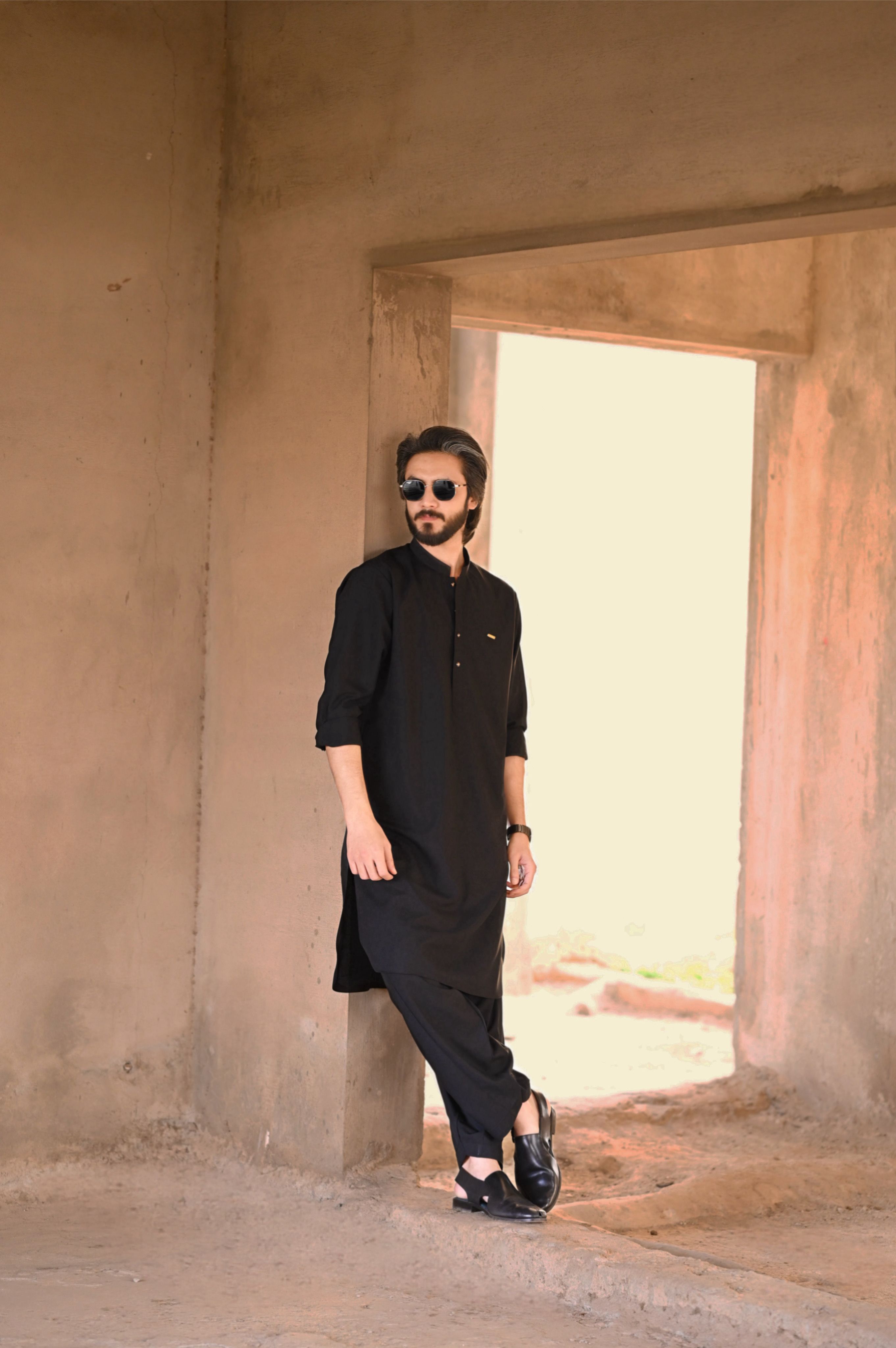 Classic Black Kameez Shalwar