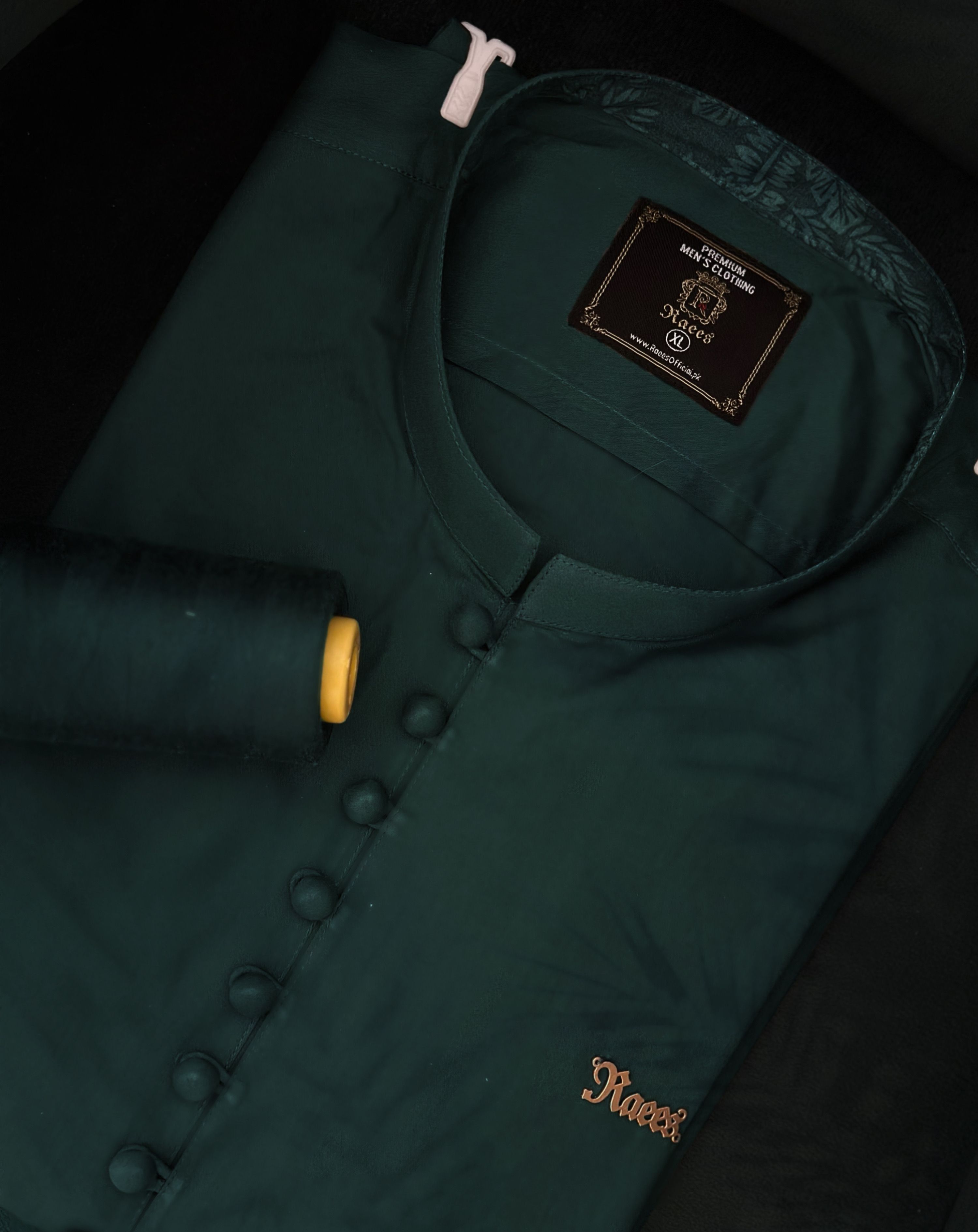 A Cut Peacock Green Kurta