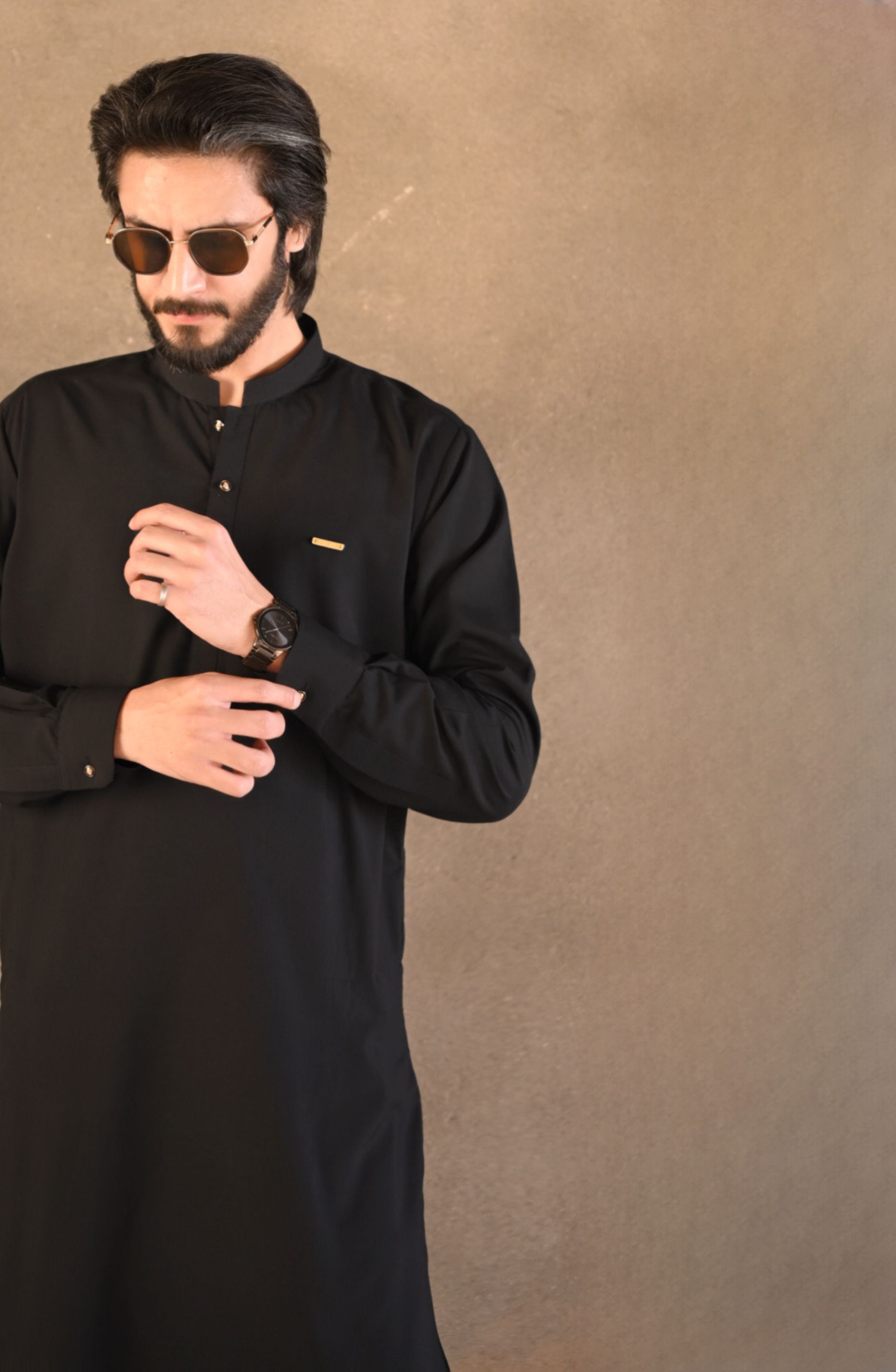 Classic Black Kameez Shalwar