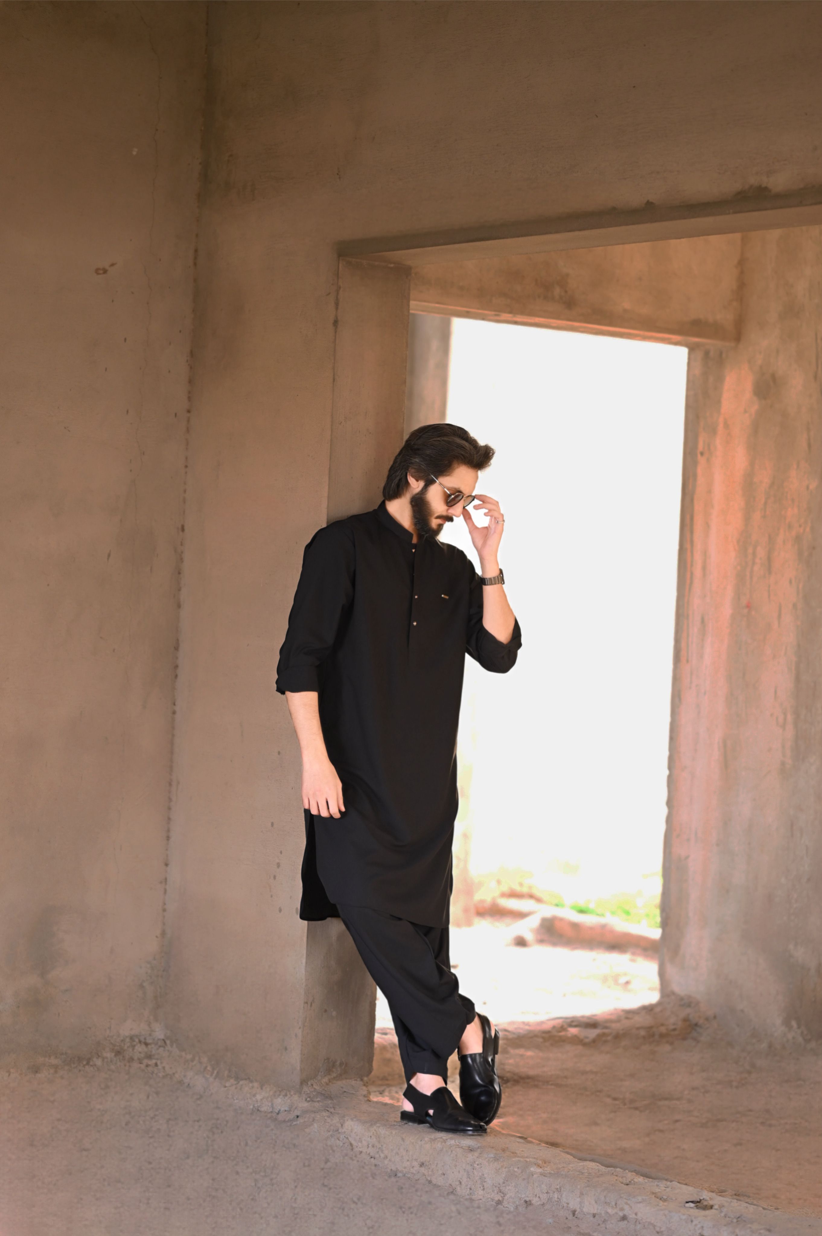 Classic Black Kameez Shalwar