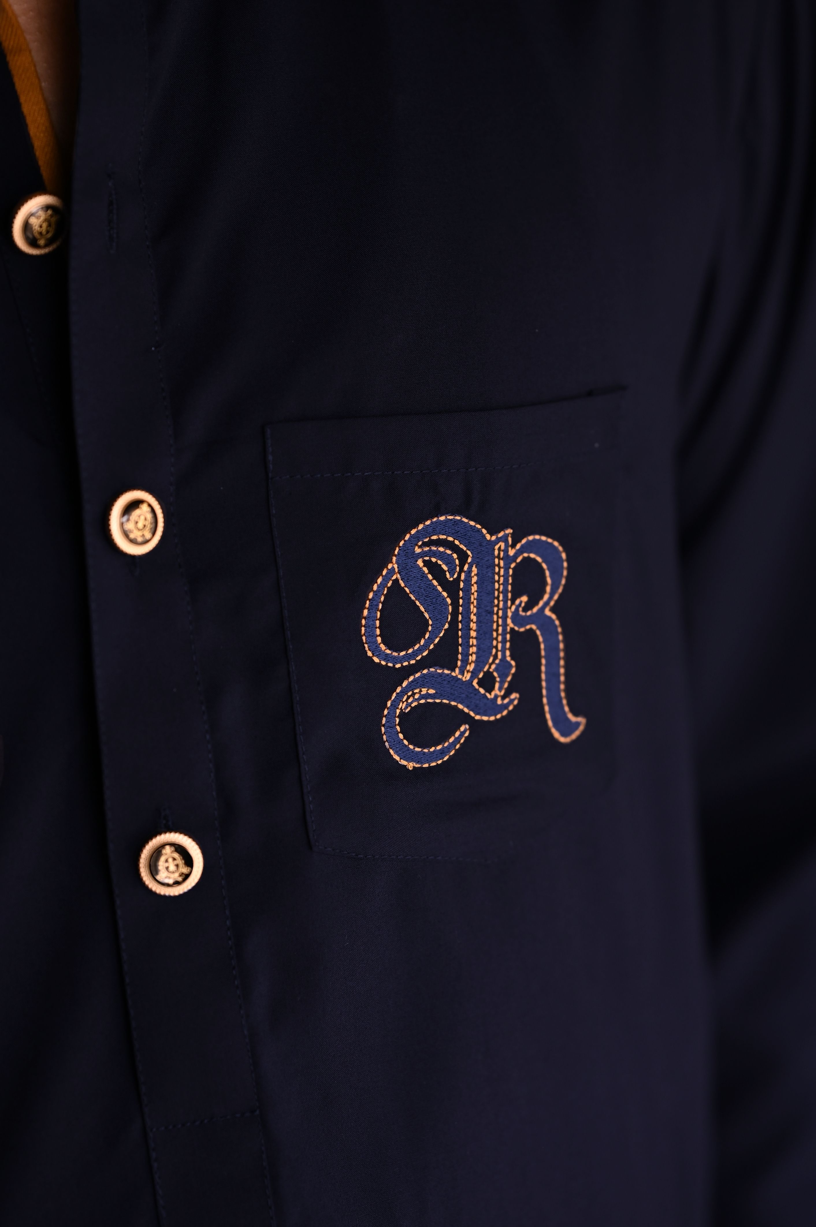 Royalty Dark Navy Blue Kameez Shalwar