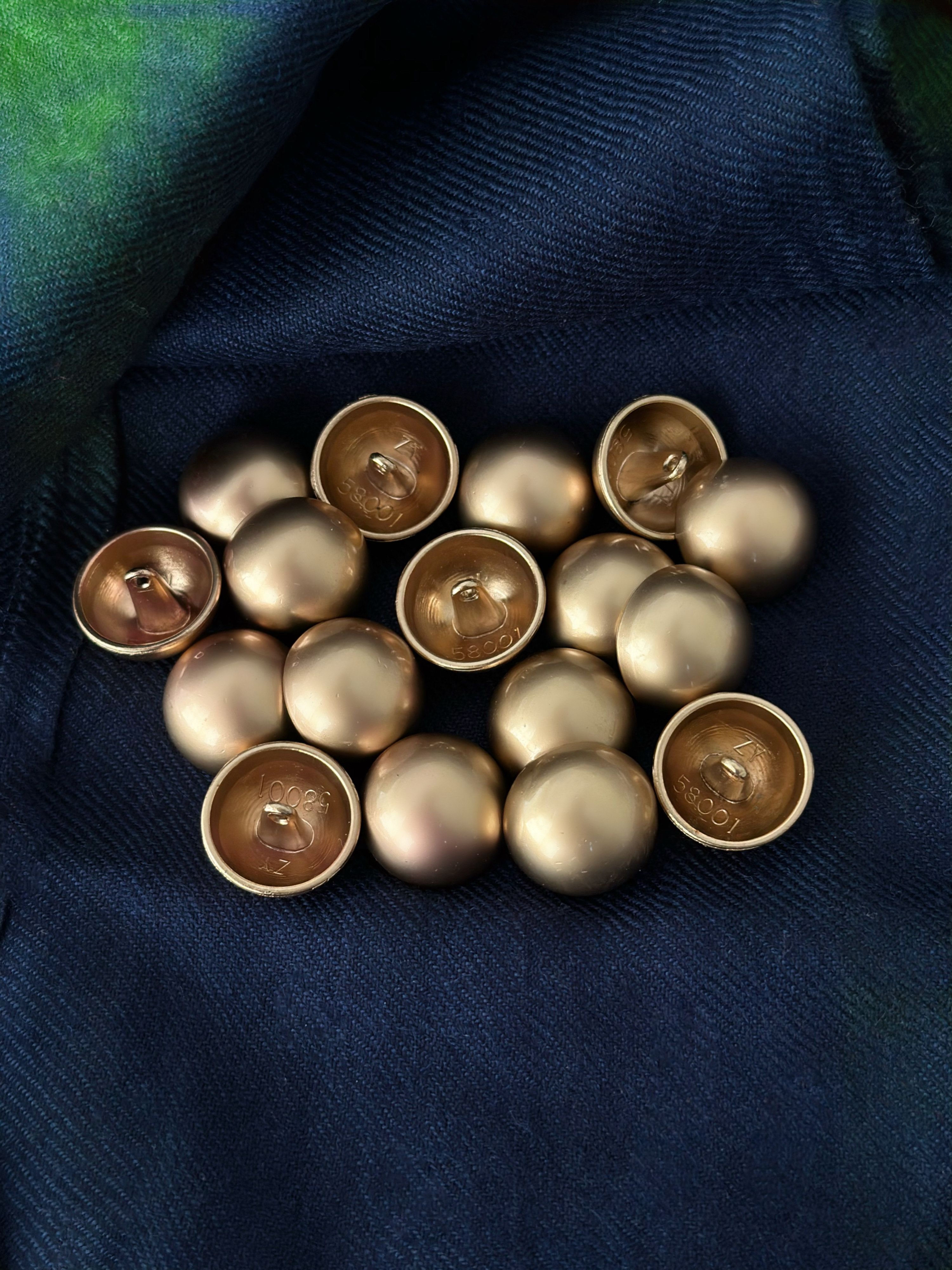 Golden Dome Button (Waistcoat)