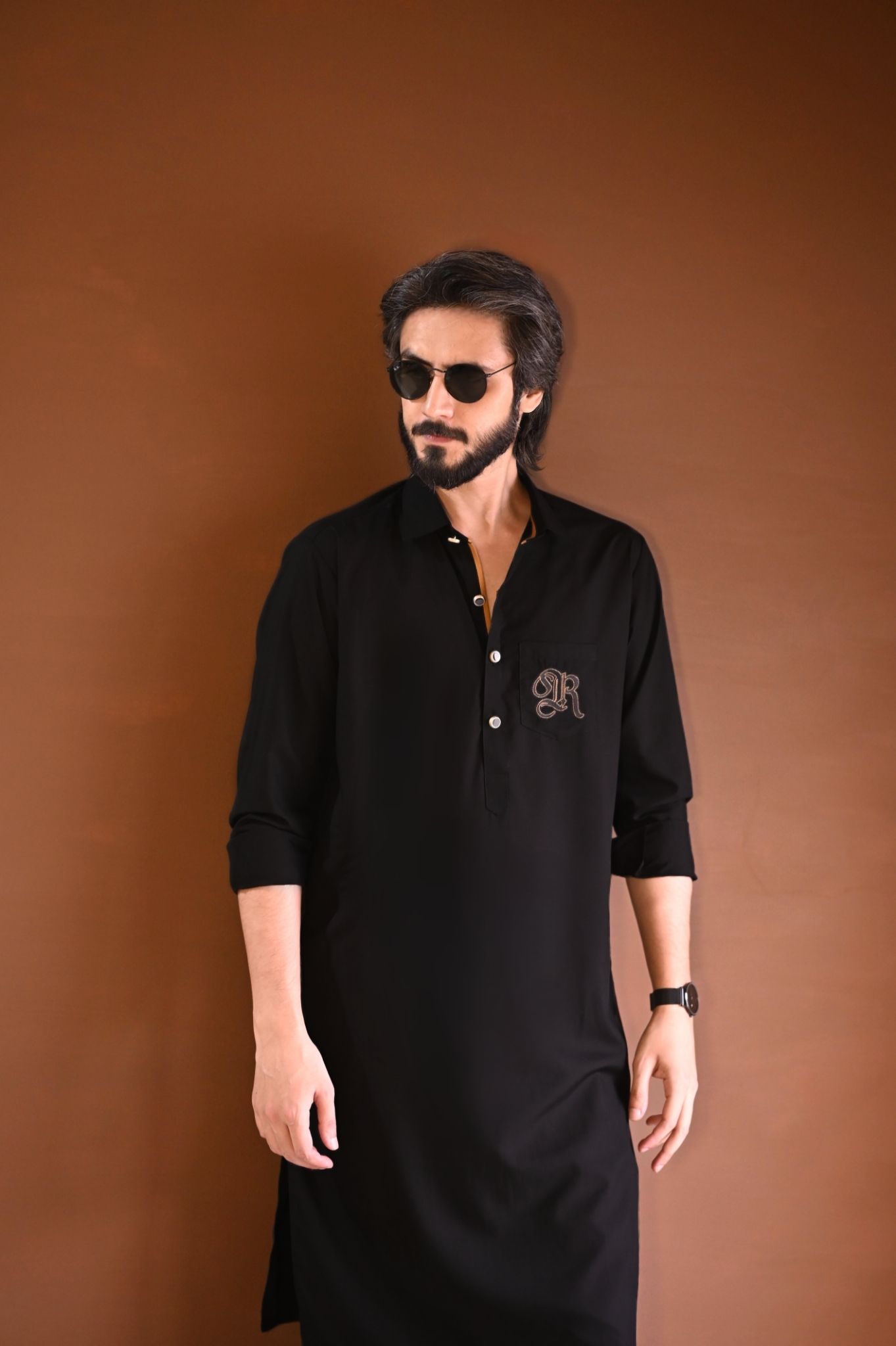 Royalty Black Kameez Shalwar