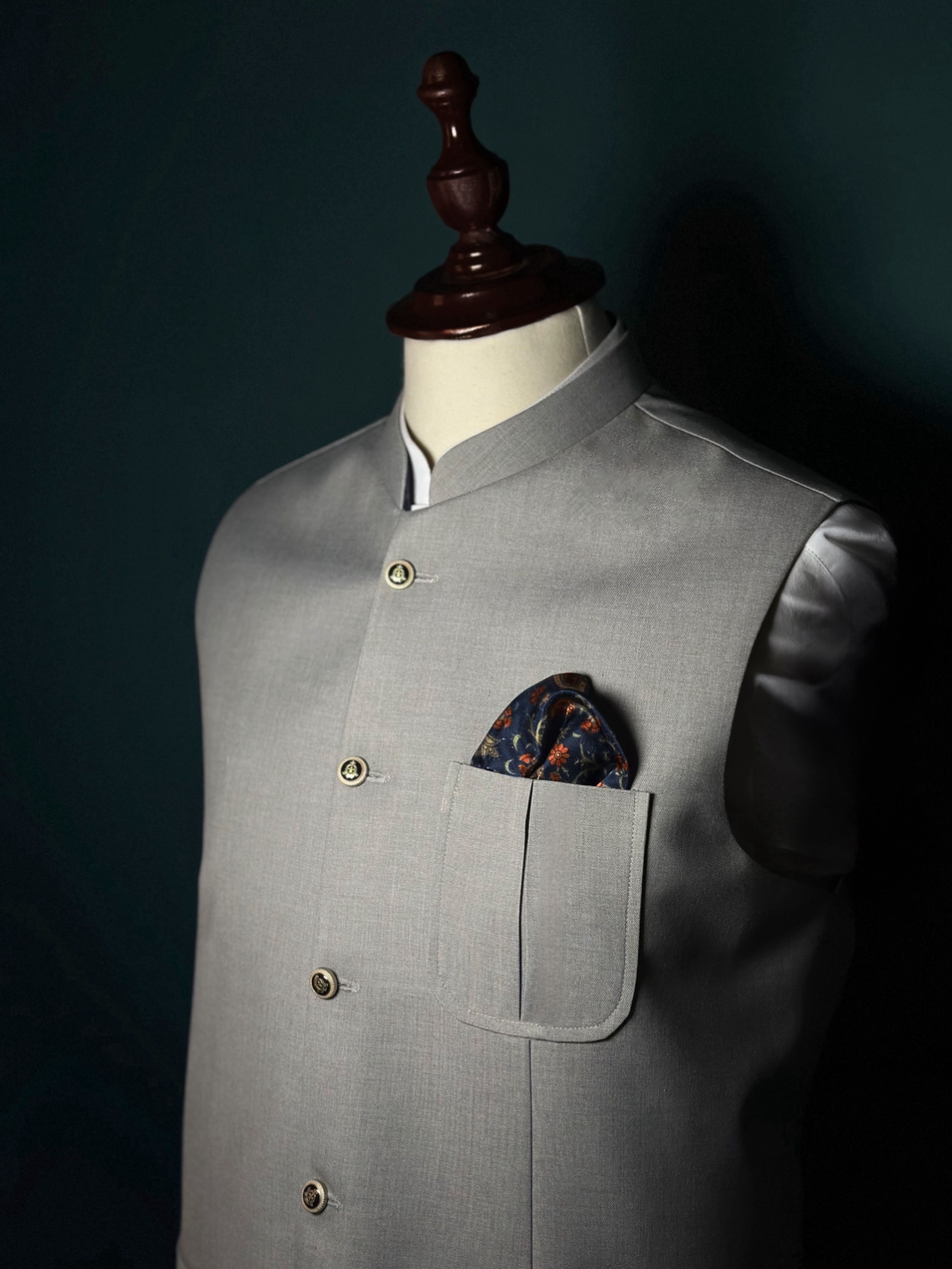 Light Gray Goldwyn Waistcoat