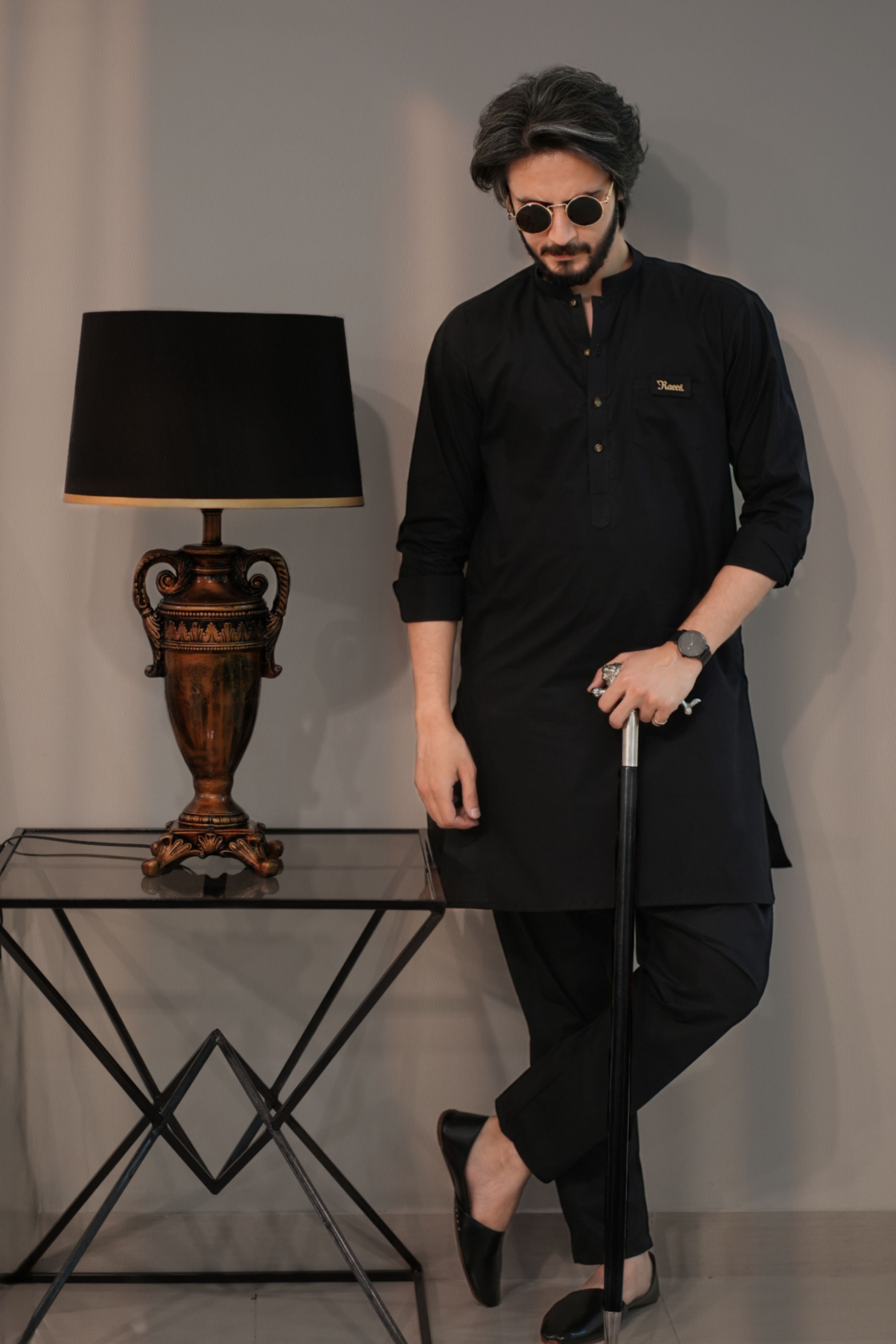 Raees Black Kurta Trouser