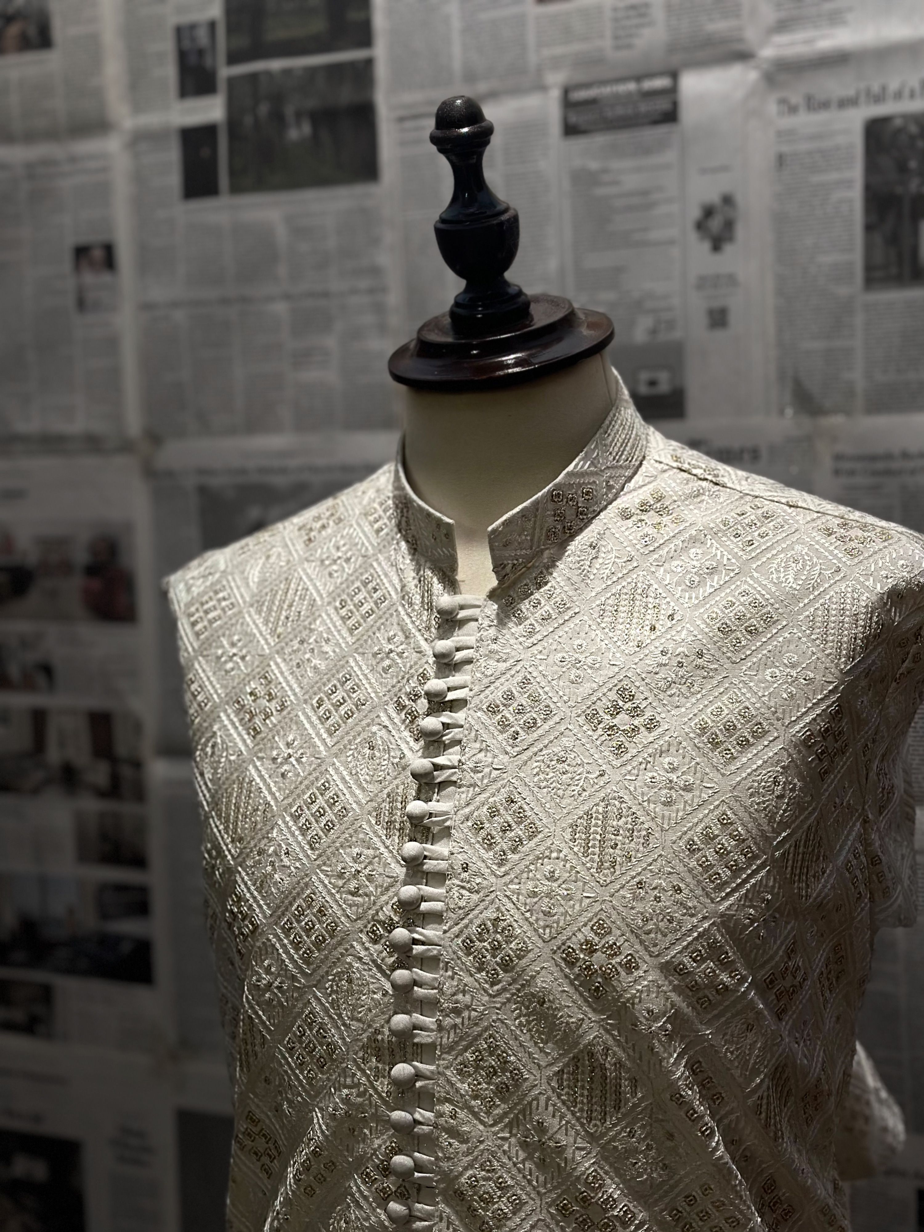 Raw Silk Heavy Embroidered Kurta