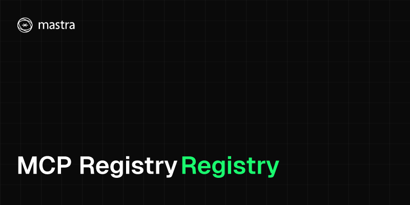 image of MCP Registry Registry