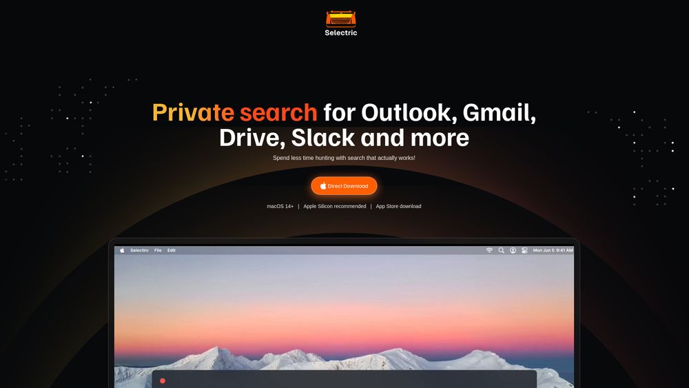 image for Selectric - docs & mail search for MacOS