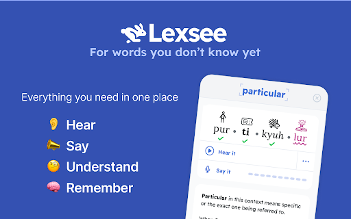 image for Lexsee - Dyslexia Reading Companion