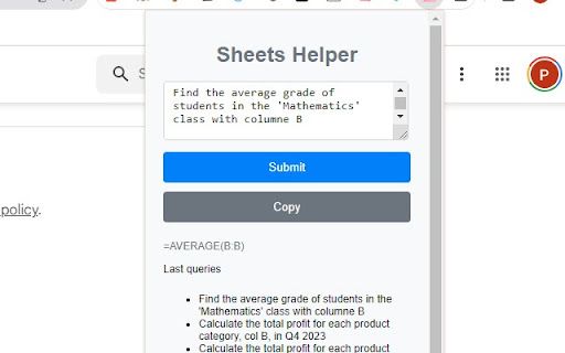 image for Sheets Helper