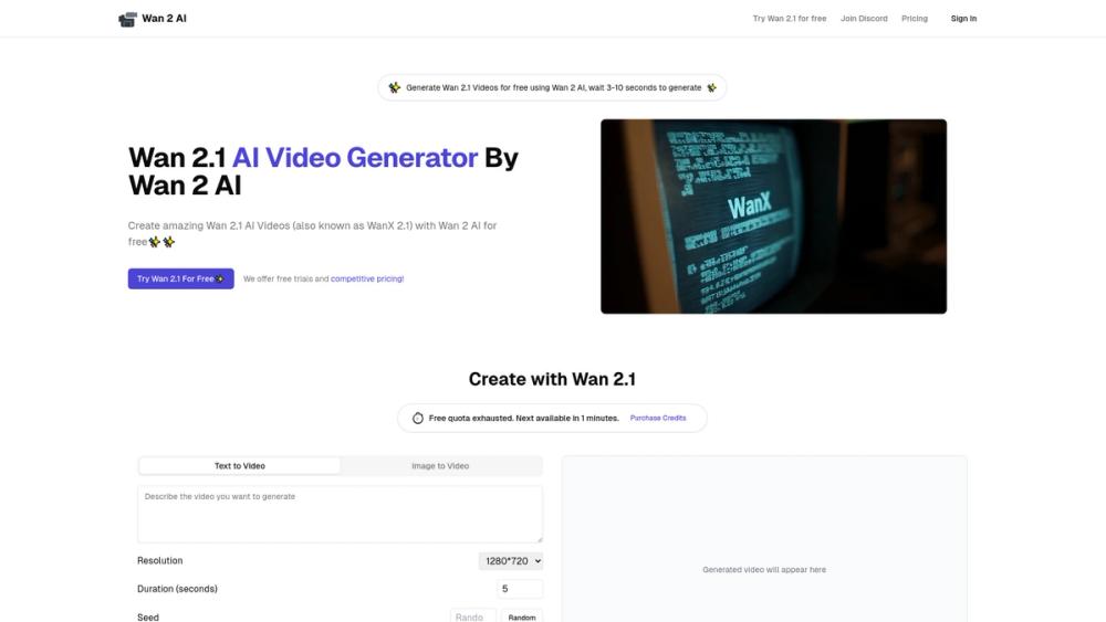 image for Wan 2 AI