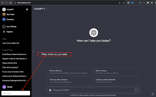 image for ChatGPT Chats Filter