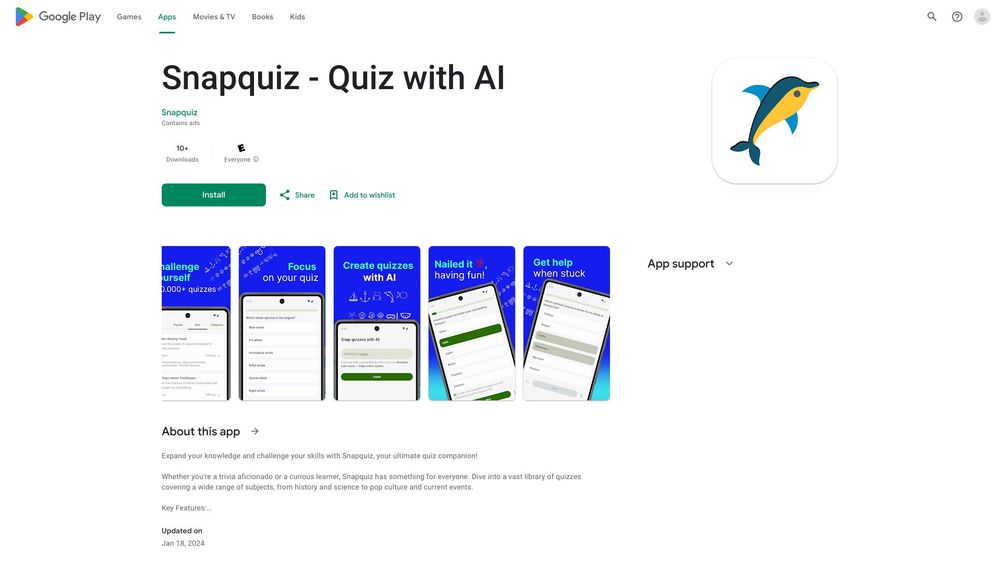 image for Snapquiz - quiz with AI