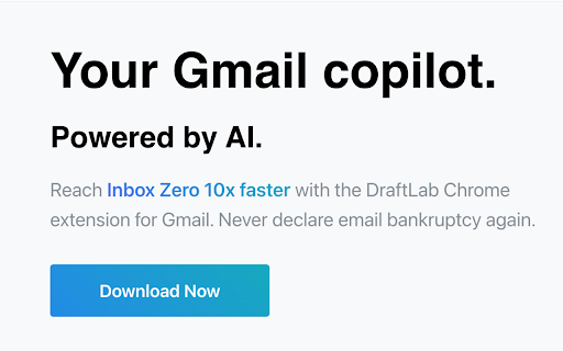 image for DraftLab: Write better emails faster with AI