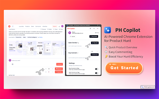 image for PH Copilot - AI-Powered Product Hunt Assistant