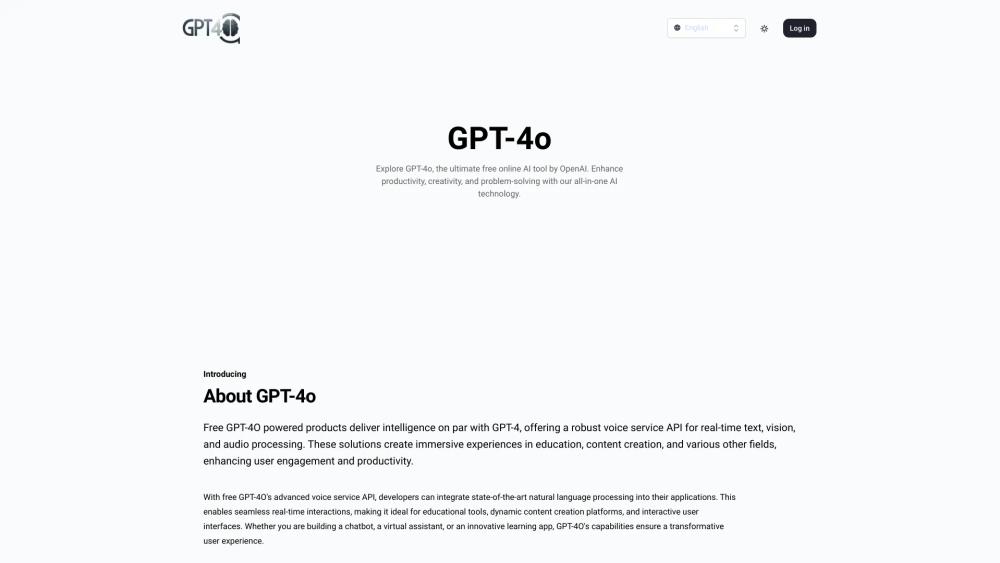 image for GPT-4o click to start