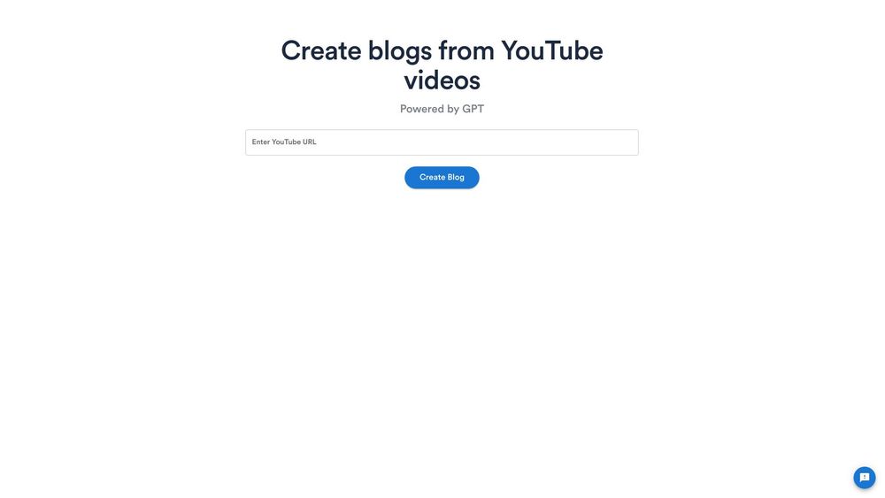 image for Video To Blog