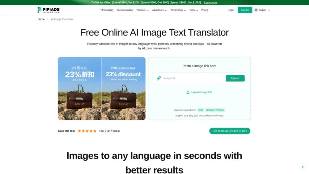 image for AI Image Translator For Ecom Image