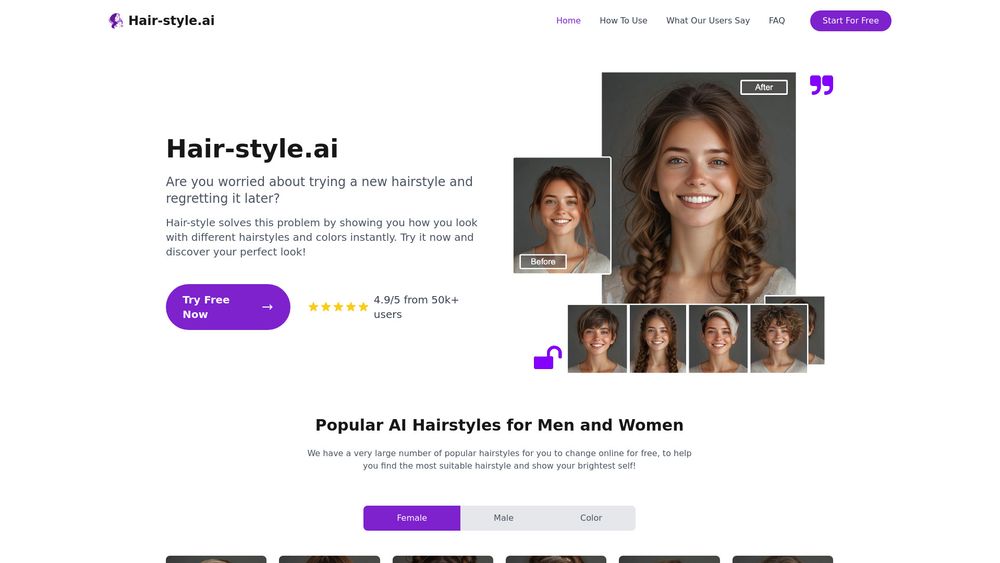 image for hair-style.ai