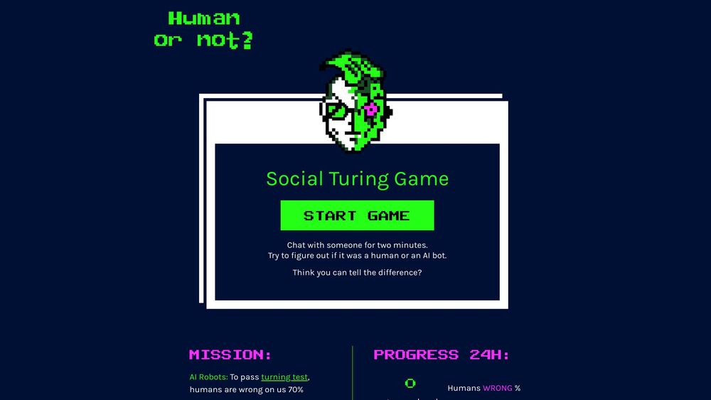 image for Human or Not: A Social Turing Game