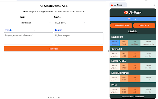 image for AI-Mask - In-browser inference