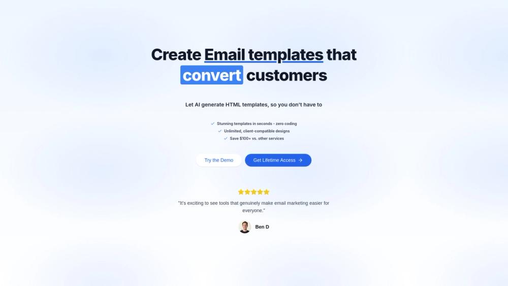 image for HTML Email