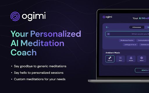 image for Ogimi, Your Personalized AI Meditation Coach
