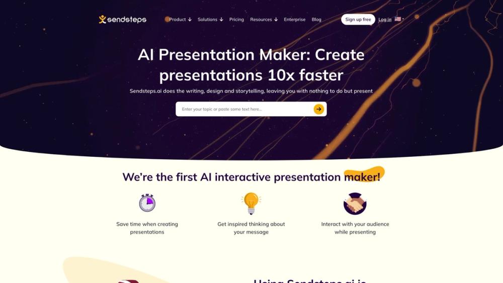 image for Sendsteps.ai: First AI Presentation Tool
