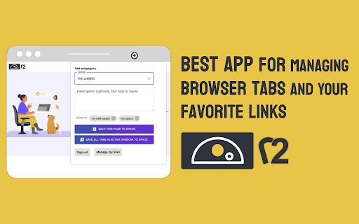 image for Artwo.io tabs and favorites manager