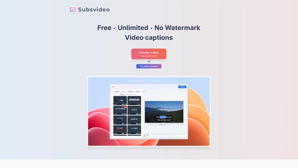 image for Subsvideo