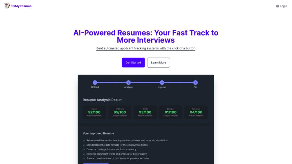 image for Fixmyresume