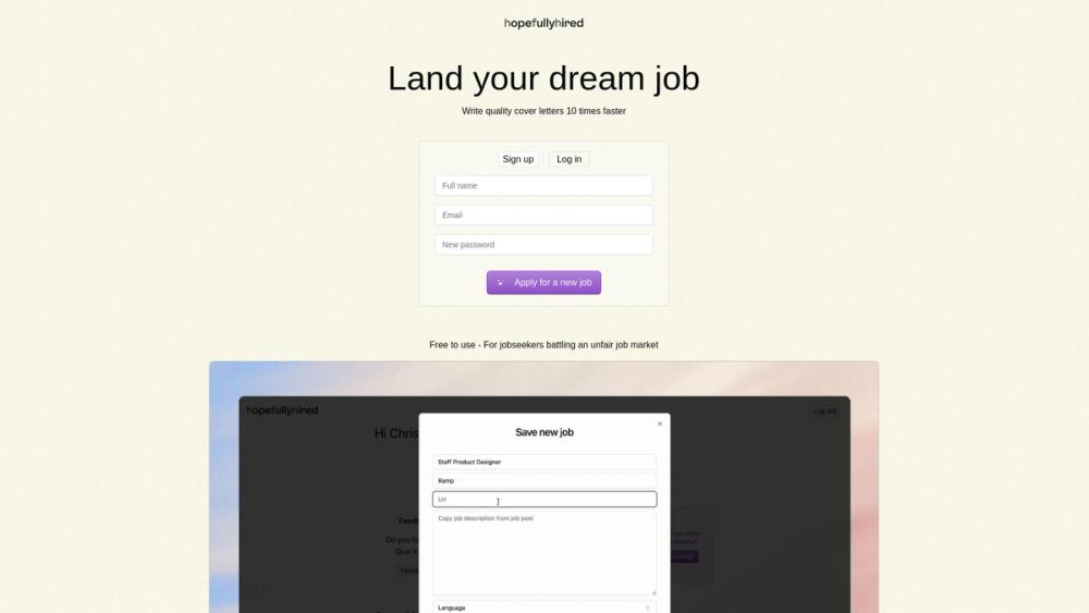 image for Hopefullyhired