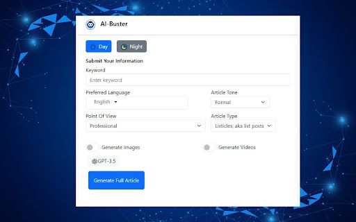 image for Aibuster - Ai Auto Blogging and Ai Content Generation Tool