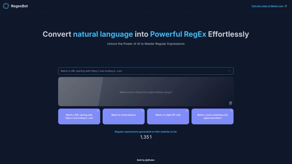 image for RegexBot
