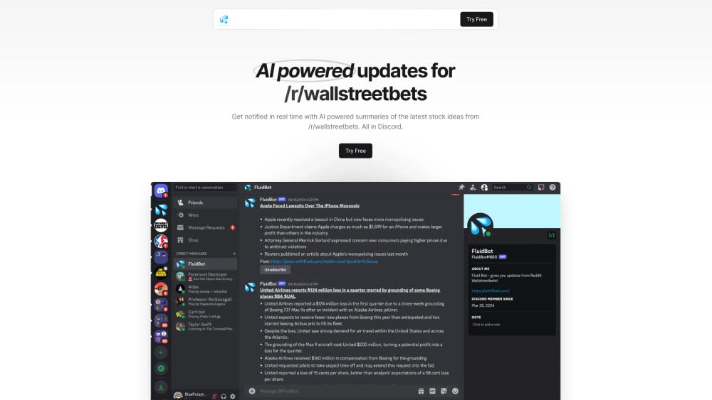 image for Fluid - AI stock updates