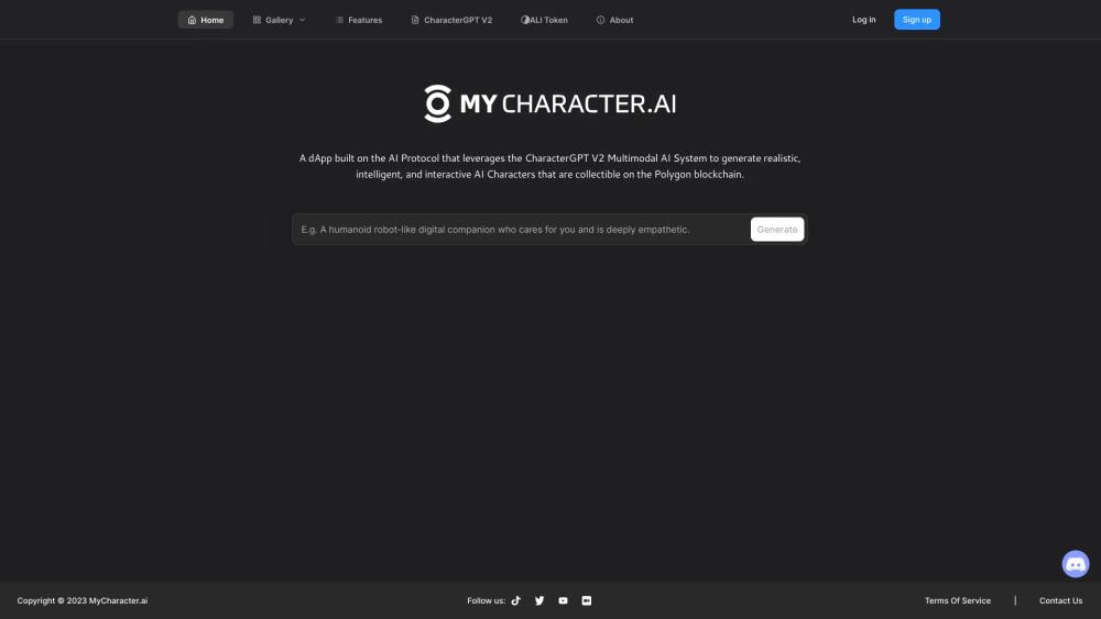 image for MyCharacter.ai