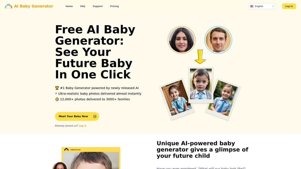 image for Free AI Baby Generator