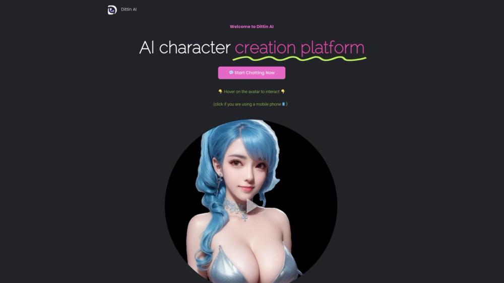 image for Dittin AI | Alternative to c.ai [NSFW]