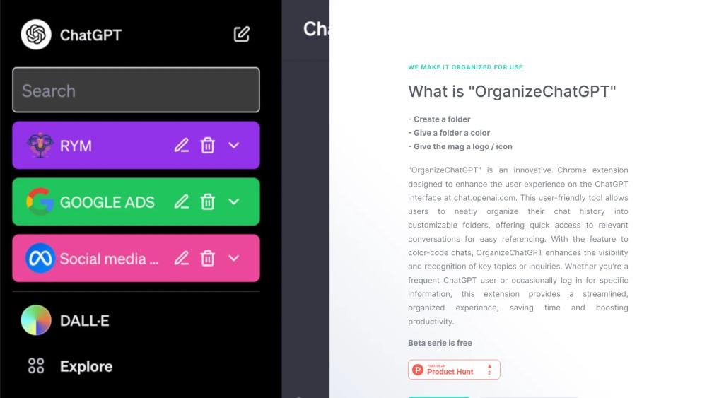 image for ChatGPT Organize