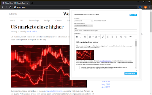 image for FactSet - Internal Research Notes