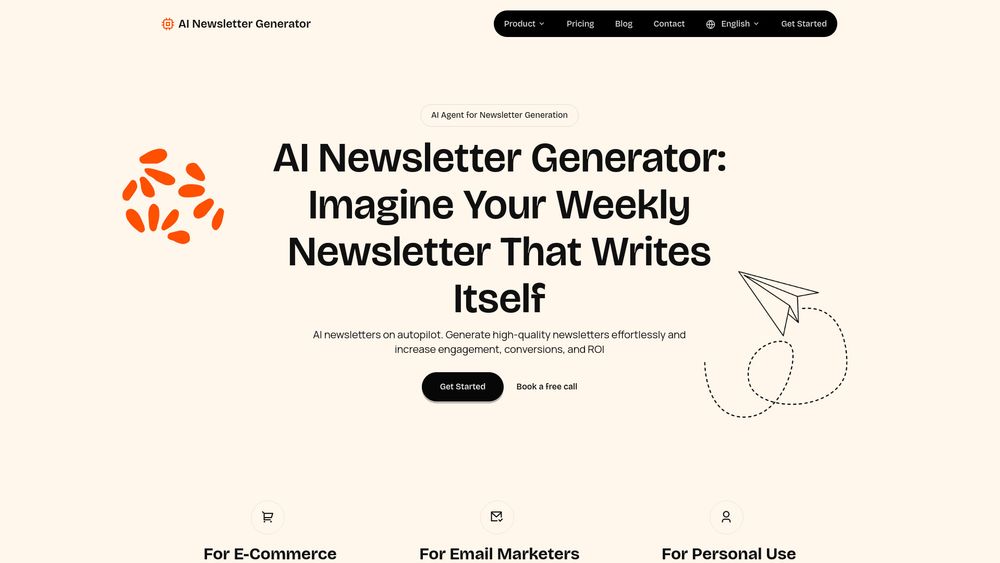 image for AI Newsletter Generator