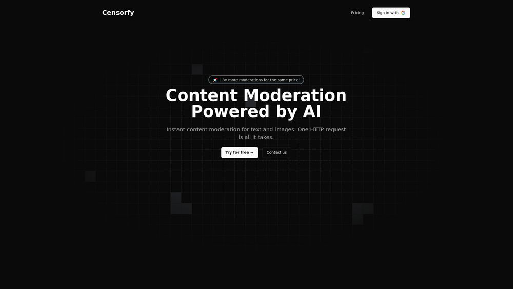 image for Censorfy - AI Content Moderation