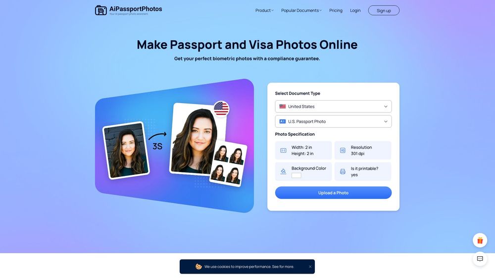 image for Passport Photo Template