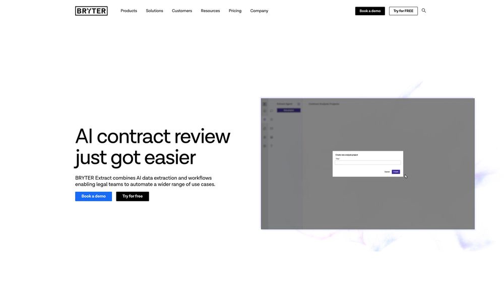 image for BRYTER Extract | AI for Legal