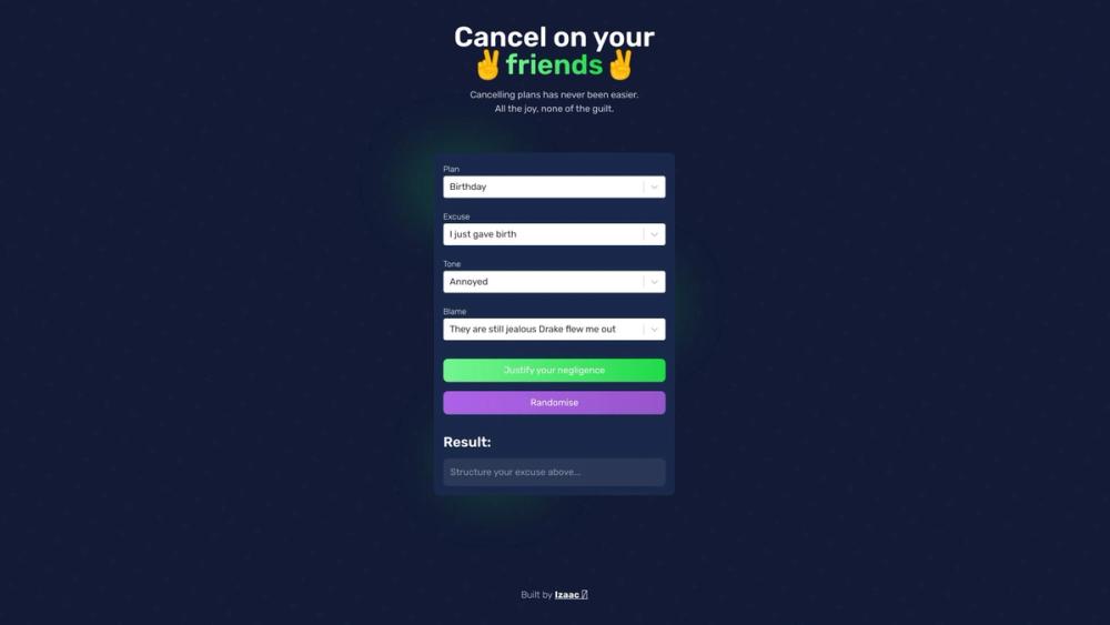 image for Cancel on your ✌️friends✌️