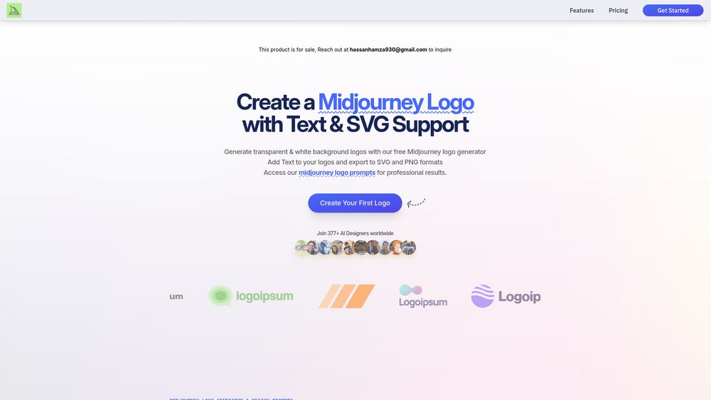 image for Midjourney Logo Generator