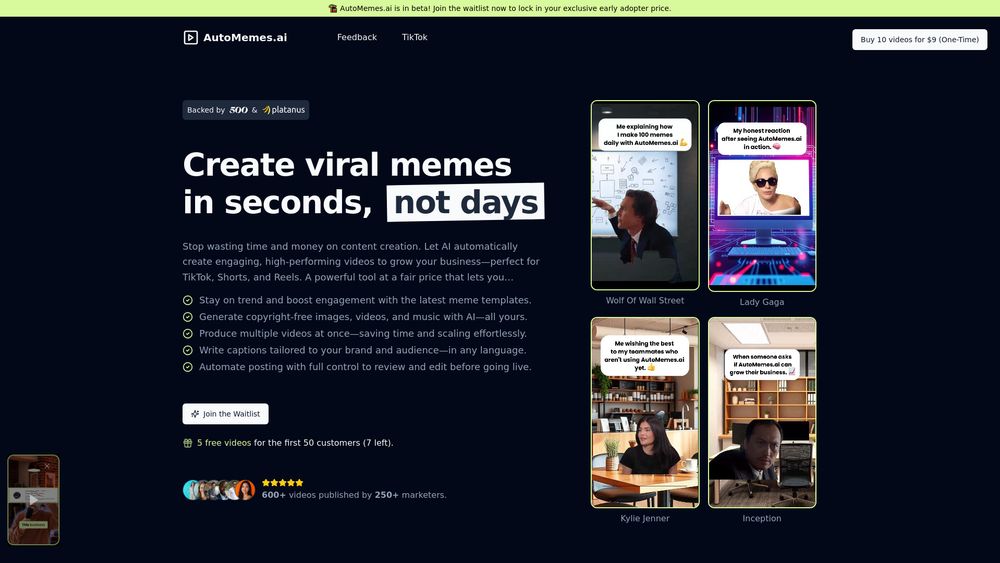 image for AutoMemes.ai