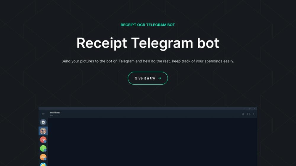 image for Receipt Telegram Bot